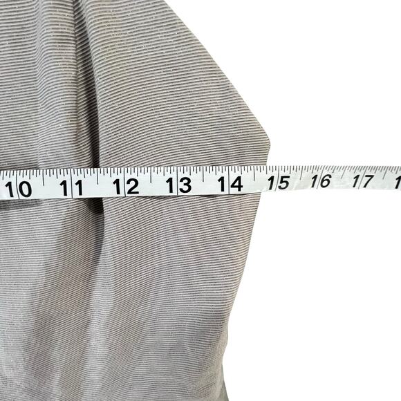 BCBGeneration Mini Dress 2 Light Gray Metallic Studded Pockets Fit Flare HOCO - Picture 10 of 16